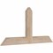 Ekena Millwork Portland Smooth Timber Gable Bracket, Douglas Fir, 36"W x 18"H x 1 1/2"D x 3 1/2"F, 12/12 Pitch GBW036X18X0204POR00SDF - alternate 3